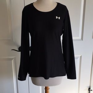 Under Armour Fitted Heat Gear Long Sleeve Size Lg